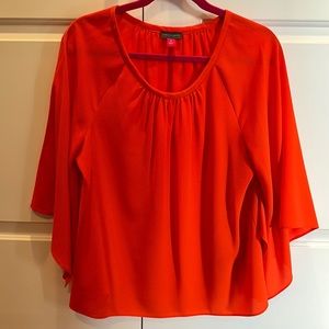 Vince Camuto orange bell sleeve shirt - size M